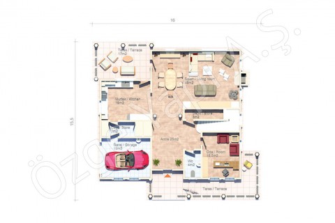 American Style Villa - Ground Floor