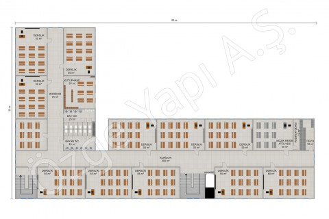 Primary School 2388 m2 - 1st and 2nd Floor