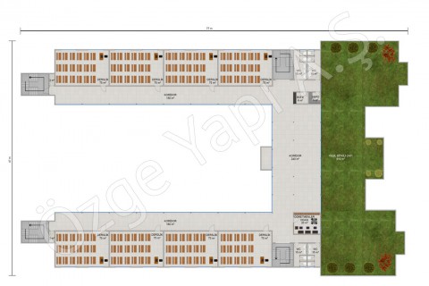 High School 3453 m2 - 1st and 2nd Floor