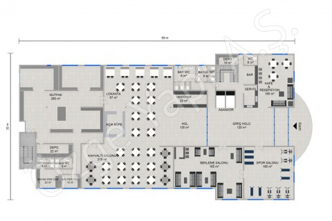 Hotel 8115 m2 - Ground Floor