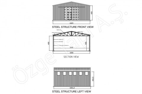 Steel Building 100 m2