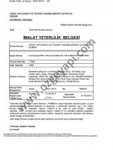 Production Qualification Certificate