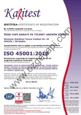 Occupational Health and Safety Management System Certificate